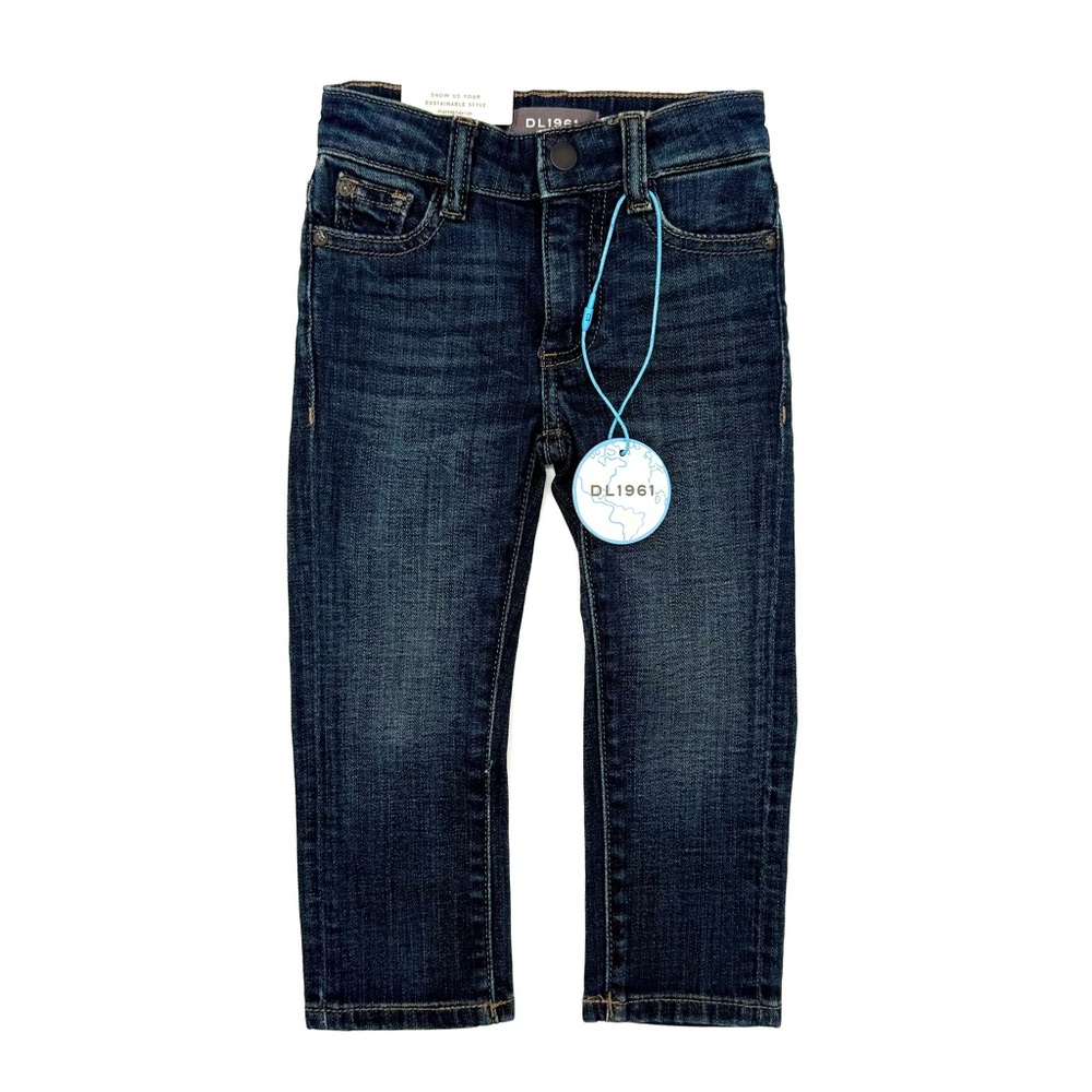 NWT DL1961 Little Boys Brady Slim Jeans in Navy Blue 2